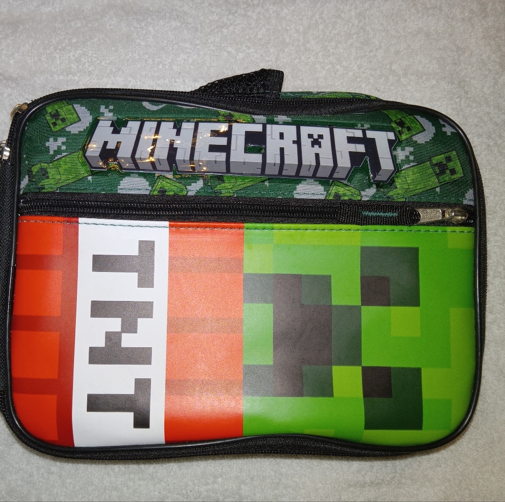 Minecraft insulated lunchbag